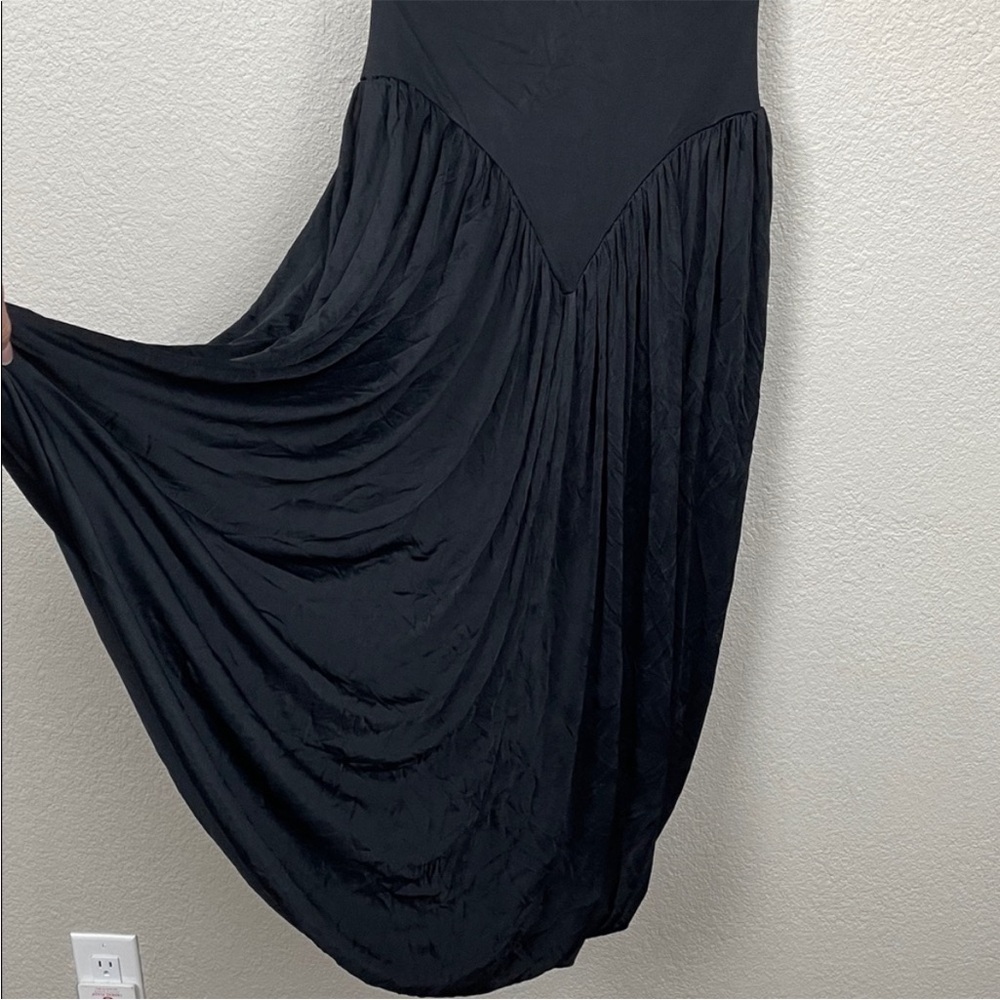 NWT Stella McCartney Runway Halter Neck Cut Out Midi Dress Black Sz 42 - Picture 8 of 16